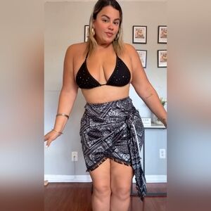 Women's Bohemian Print Side Slit Skirt Casual Tassel Beach Skirt NEW SUMMER 2026